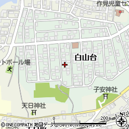 石川県加賀市白山台9周辺の地図