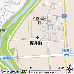 石川県加賀市梶井町周辺の地図