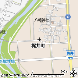 石川県加賀市梶井町周辺の地図