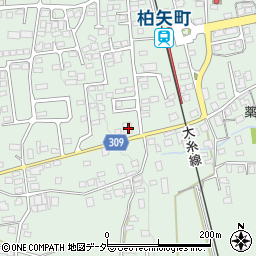 長野県安曇野市穂高柏原1069周辺の地図