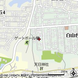 石川県加賀市白山台9-22周辺の地図