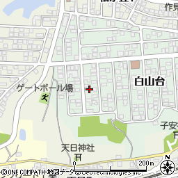 石川県加賀市白山台9-55周辺の地図
