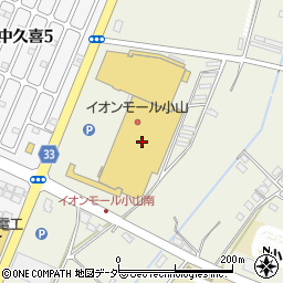イオンフィットネススタジオ　小山店周辺の地図