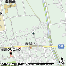 長野県安曇野市穂高柏原2786-3周辺の地図
