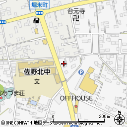 栃木県佐野市富岡町101周辺の地図