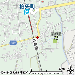 長野県安曇野市穂高柏原847周辺の地図