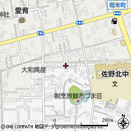 栃木県佐野市富岡町68-8周辺の地図