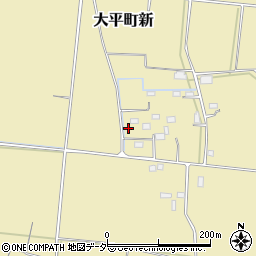 栃木県栃木市大平町新412周辺の地図