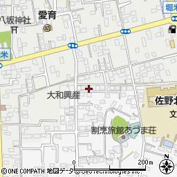 栃木県佐野市富岡町3周辺の地図