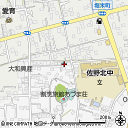 栃木県佐野市富岡町68-3周辺の地図