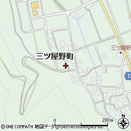 石川県白山市三ツ屋野町ロ211周辺の地図