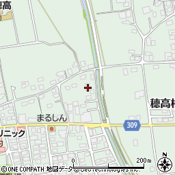 長野県安曇野市穂高柏原2799周辺の地図