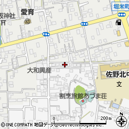 栃木県佐野市富岡町4周辺の地図
