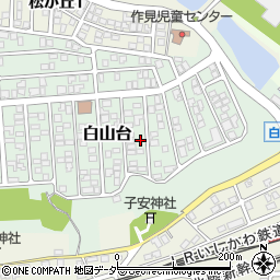 石川県加賀市白山台9-227周辺の地図
