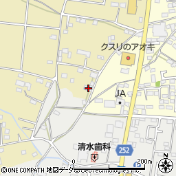 栃木県栃木市大平町新852周辺の地図