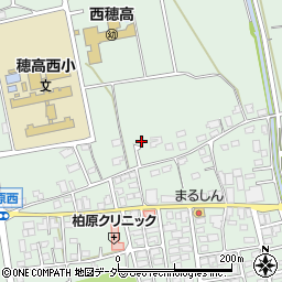 長野県安曇野市穂高柏原2743周辺の地図
