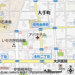 アパホテル伊勢崎駅南周辺の地図
