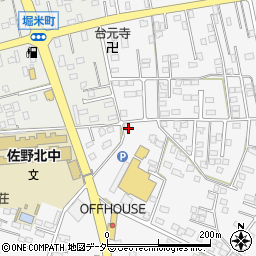 栃木県佐野市富岡町104周辺の地図