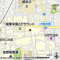 セブンイレブン佐野城北店周辺の地図