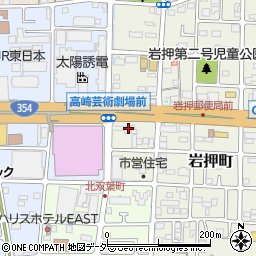 群馬自動車燃料販売株式会社　高崎駅東口サービスステーション周辺の地図
