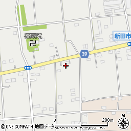 群馬県太田市新田市野井町2013-18周辺の地図