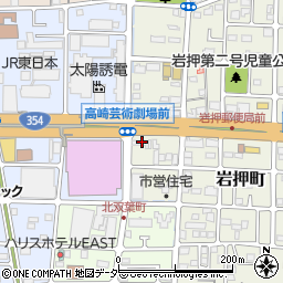 ＥＮＥＯＳ高崎駅東口ＳＳ周辺の地図
