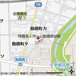 石川県加賀市動橋町カ周辺の地図