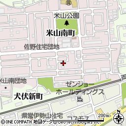 栃木県佐野市米山南町29-33周辺の地図
