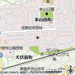 栃木県佐野市米山南町30-31周辺の地図