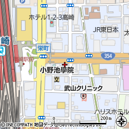 富士通株式会社　群馬支店周辺の地図