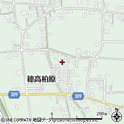 長野県安曇野市穂高柏原638-6周辺の地図