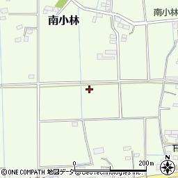 栃木県小山市南小林周辺の地図