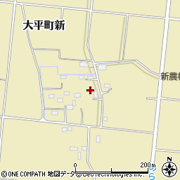 栃木県栃木市大平町新405周辺の地図