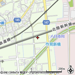 石川県加賀市作見町（ハ）周辺の地図