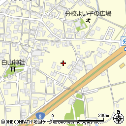石川県加賀市分校町（ム）周辺の地図