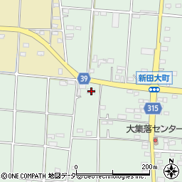 群馬県太田市新田大町563周辺の地図