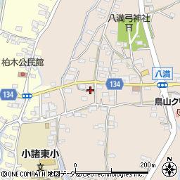 長野県小諸市八満65周辺の地図