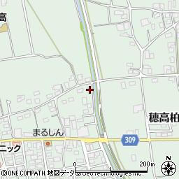 長野県安曇野市穂高柏原2798周辺の地図
