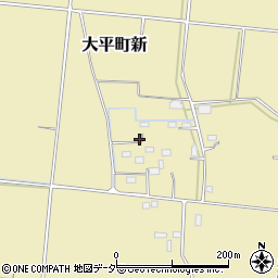 栃木県栃木市大平町新410周辺の地図