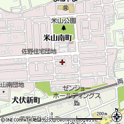 栃木県佐野市米山南町29-37周辺の地図