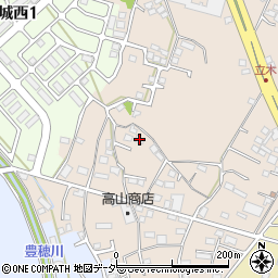 栃木県小山市立木1332-11周辺の地図