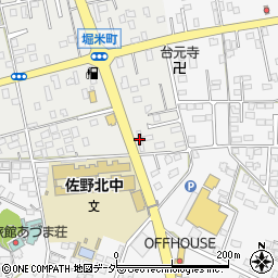 ほっかほっか大将亭佐野店周辺の地図