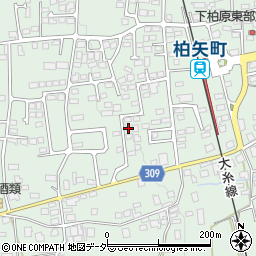 長野県安曇野市穂高柏原1072周辺の地図