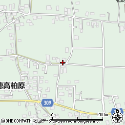 長野県安曇野市穂高柏原1197周辺の地図