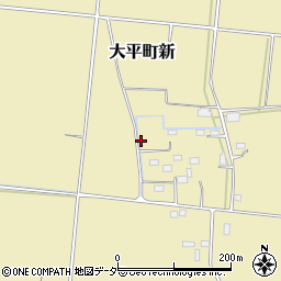 栃木県栃木市大平町新411周辺の地図