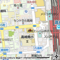 高山眼科駅前医院周辺の地図