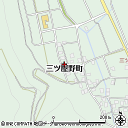 石川県白山市三ツ屋野町ホ236周辺の地図