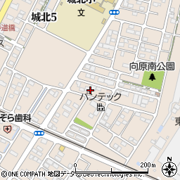 栃木県小山市城北4丁目3周辺の地図