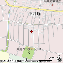 群馬県伊勢崎市平井町1452周辺の地図
