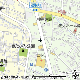 水漏れ修理の生活救急車　伊勢崎市エリア専用ダイヤル周辺の地図
